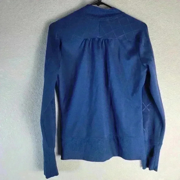 Nike Golf Dri-Fit Blue Size S Long Sleeve Full Zip Polyester Blend Sports Jacket - Picture 2 of 6